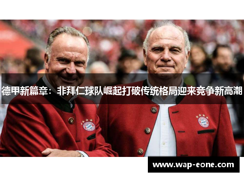 德甲新篇章：非拜仁球队崛起打破传统格局迎来竞争新高潮